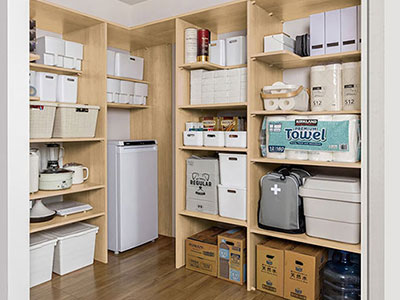 洗濯機・洗面所収納 | ランドリー可動棚 | 南海プライウッド