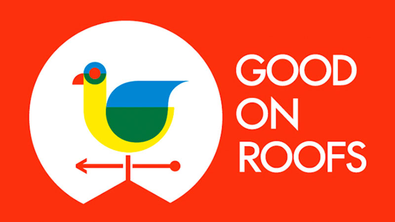 GOOD ON ROOFSのロゴマーク