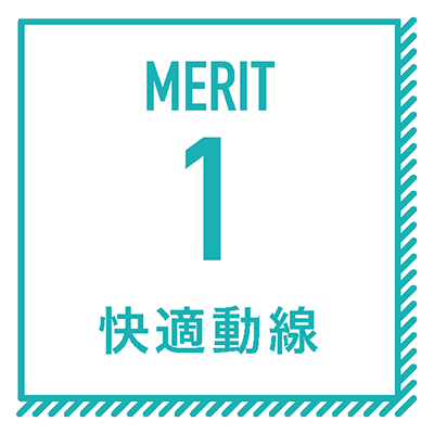 「ウォークスルー型」シューズクロークのメリット