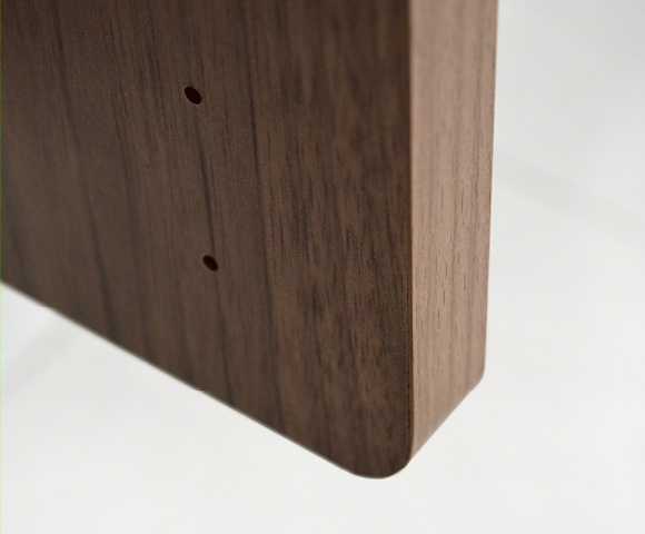 下部はR加工で安心設計。