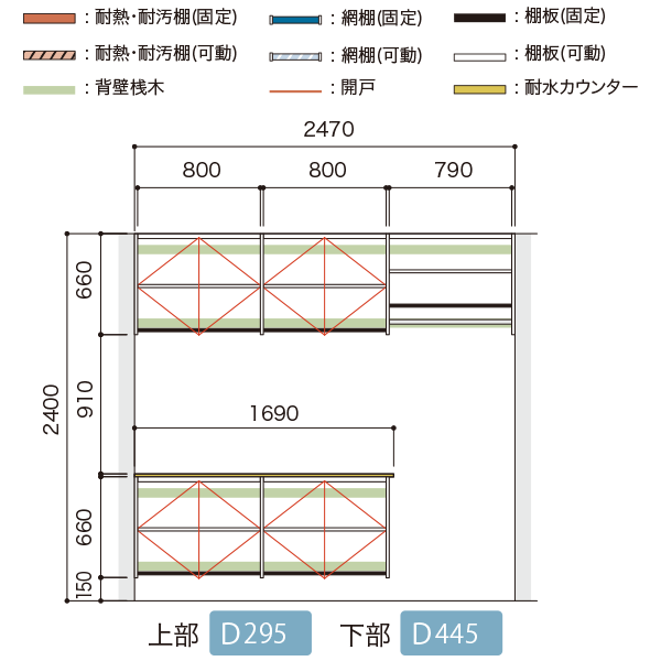 正面図