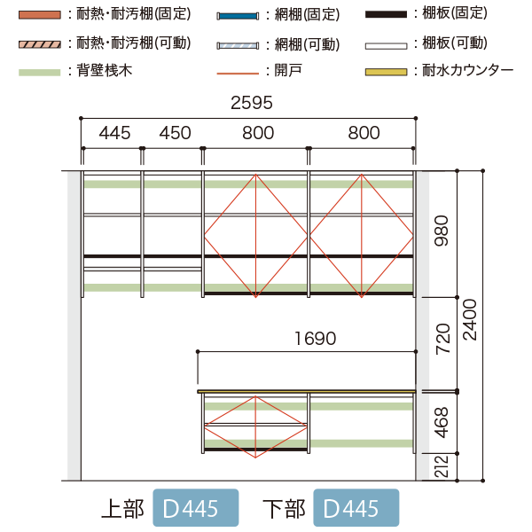 正面図