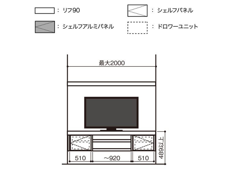 正面図