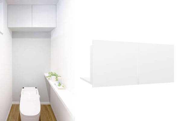 トイレ上部収納