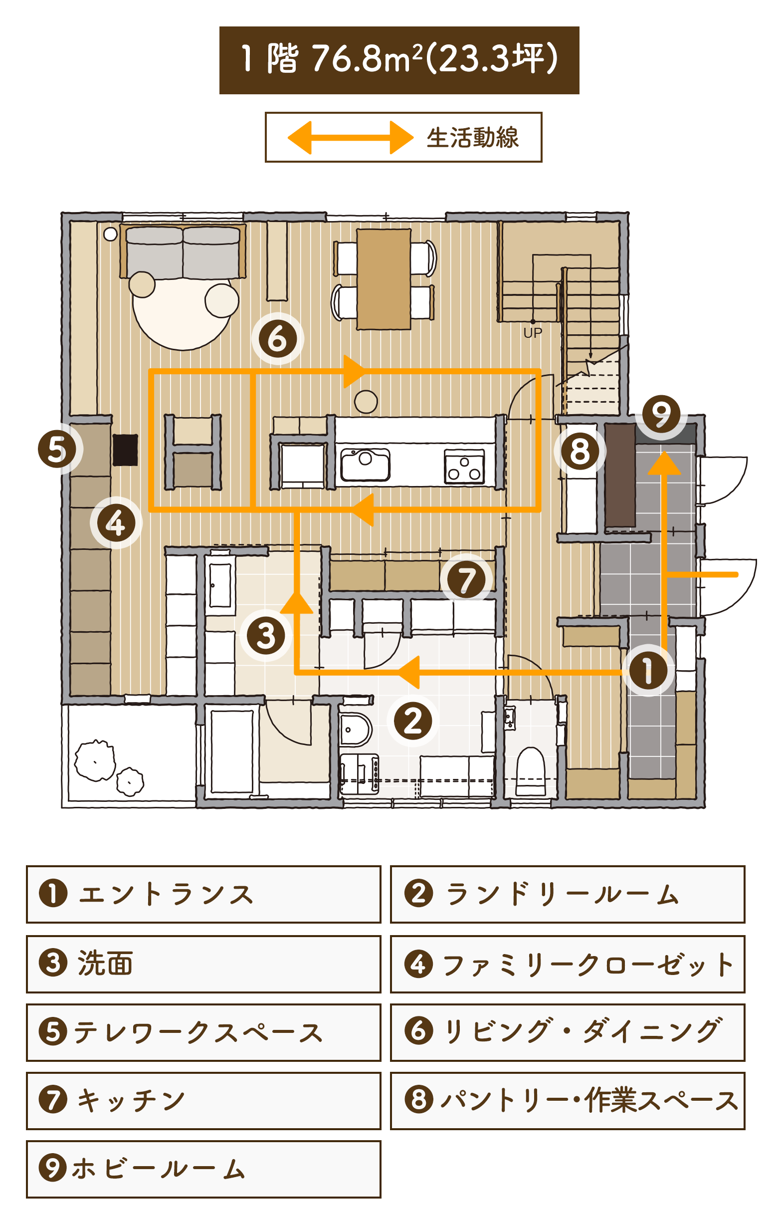 大阪ショールームの間取り図