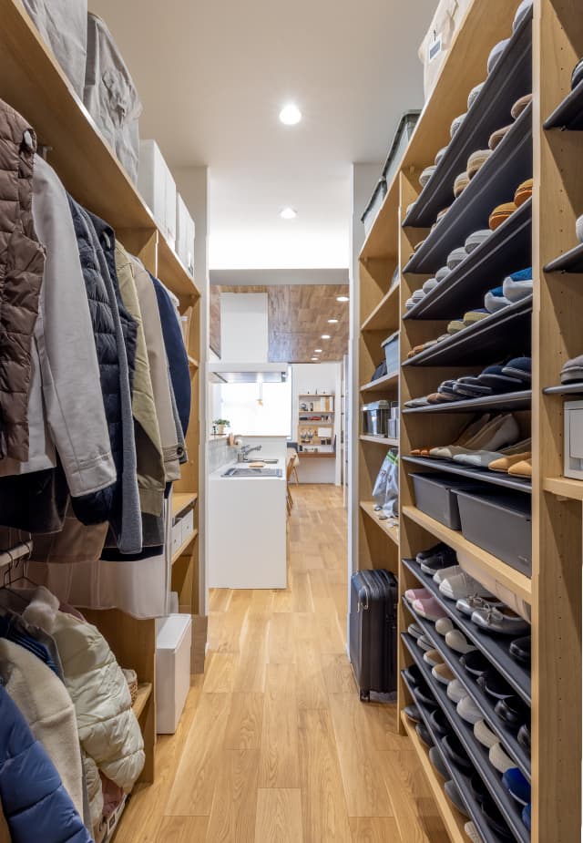 シューズクロークの施工例