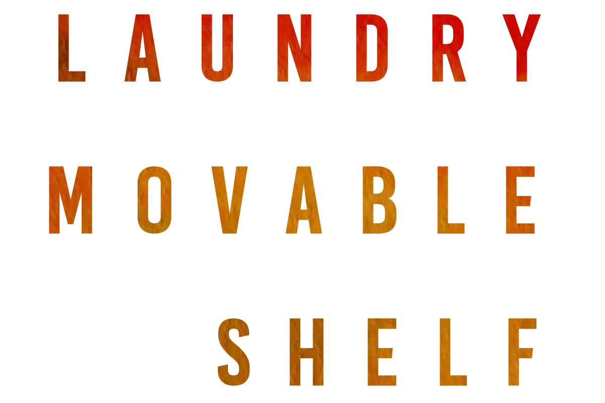 laundry movable shelf